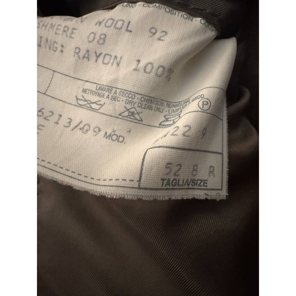 Corneliani Mark Shale Mens Brown Plaid Wool Sport Coat Blazer Made in Italy 42R - Picture 12 of 16